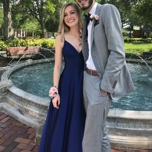 Blue Prom Dress